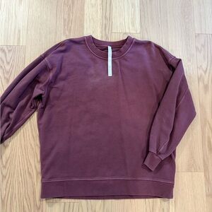 lululemon athletica Plum Short Crew Sweatshirt